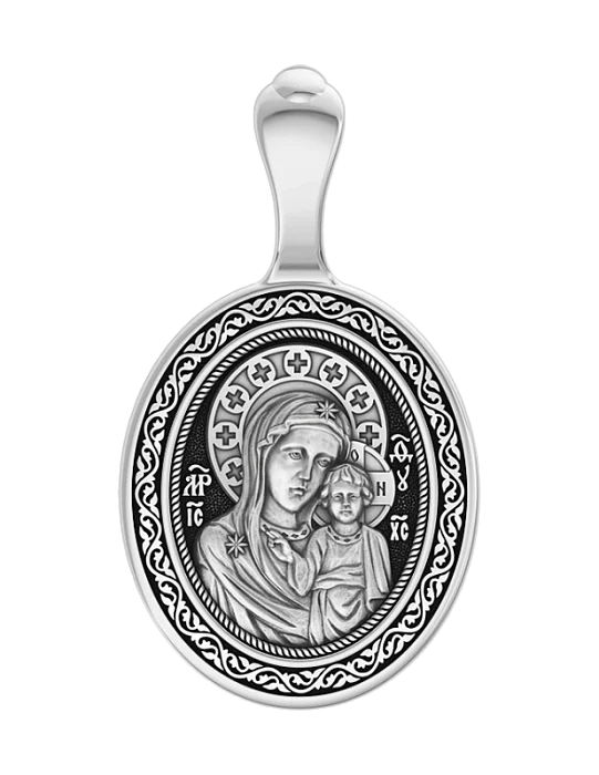 Подвеска икона из серебра