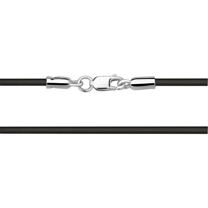 Цепь шнурок из серебра