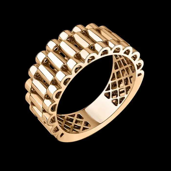 Печатка из красного золота