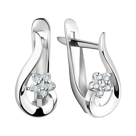 Серьги детские из серебра