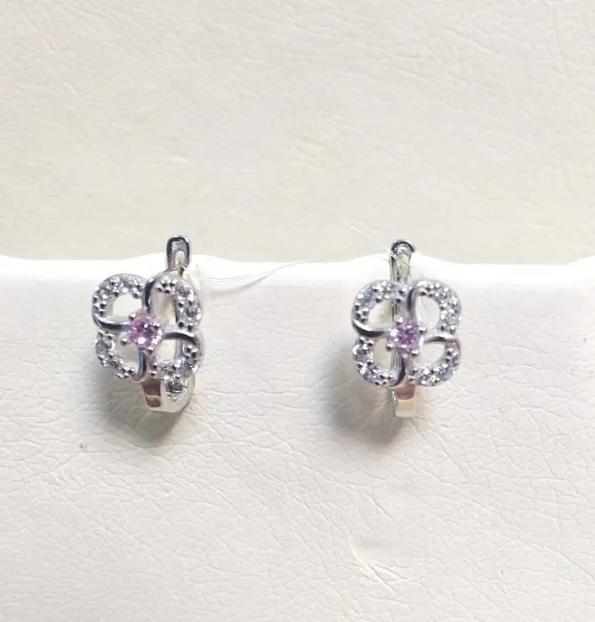 Серьги детские из серебра