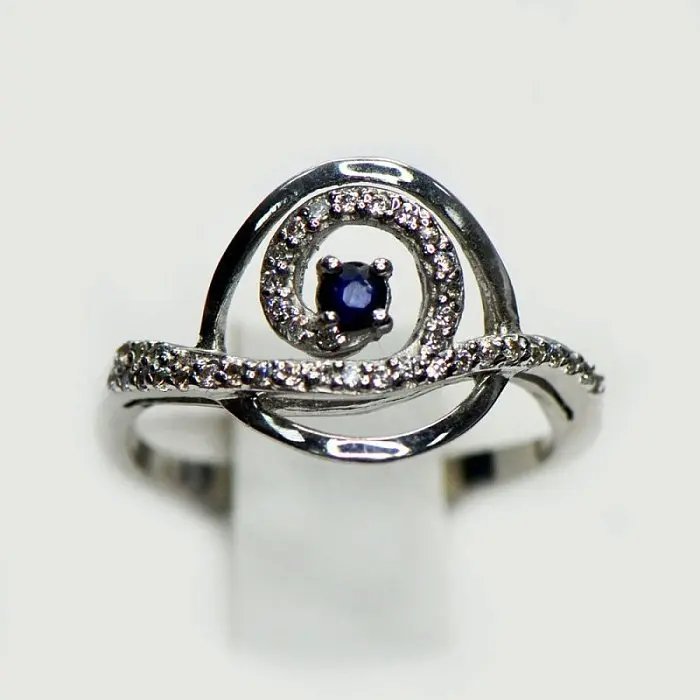 Кольцо декоративное из серебра