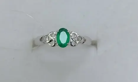 Кольцо декоративное из серебра