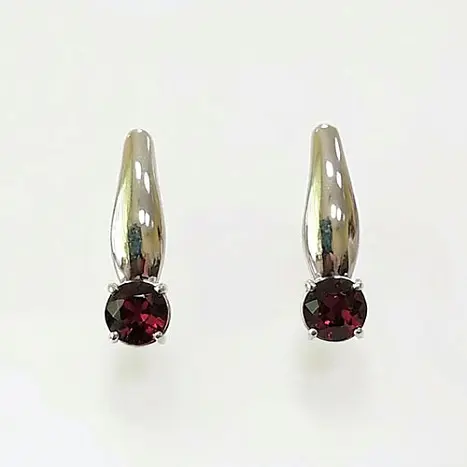 Серьги с английским замком из серебра