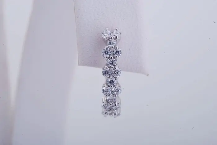 Серьги с английским замком из серебра