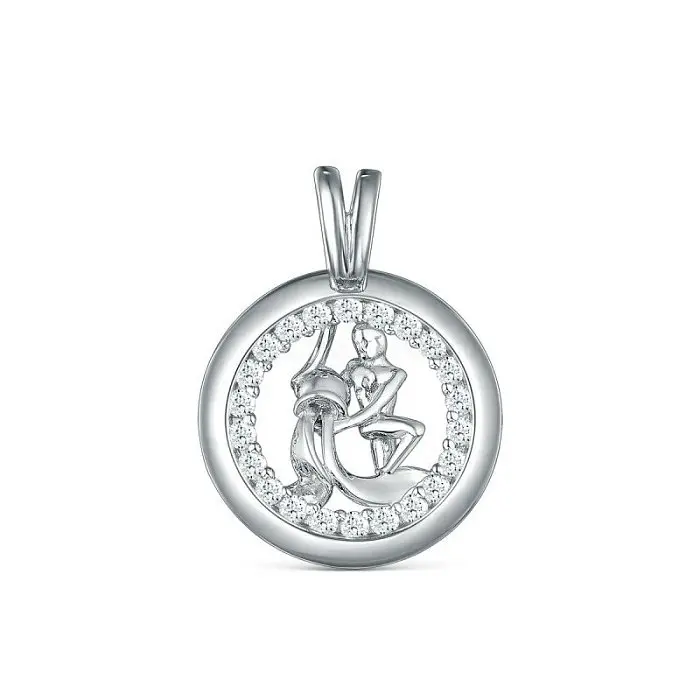 Подвеска знак зодиака из серебра вид 1
