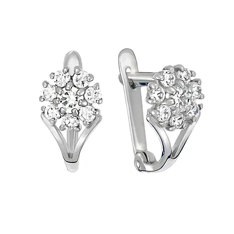 Серьги детские из серебра