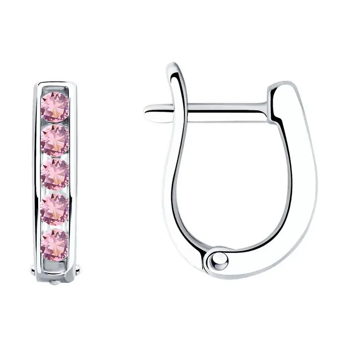 Серьги детские из серебра