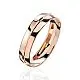 Кольцо обручальное из красного золота