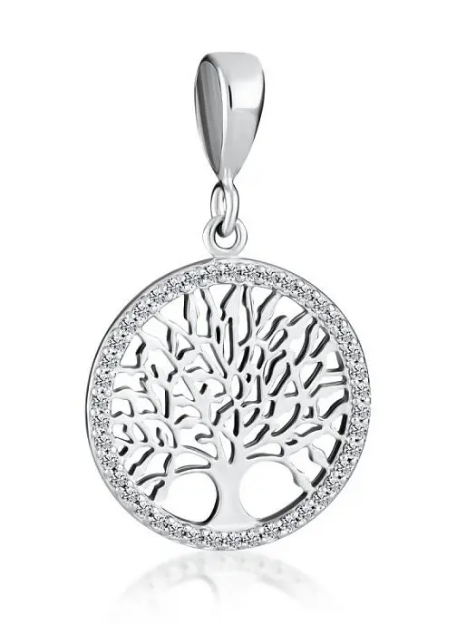 Подвеска декоративная из серебра вид 1