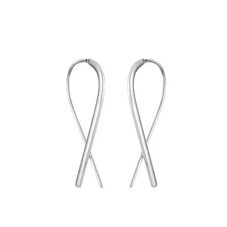 Серьги цепочки из серебра
