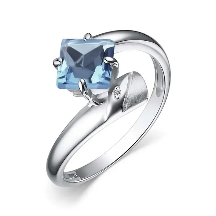 Кольцо декоративное из серебра