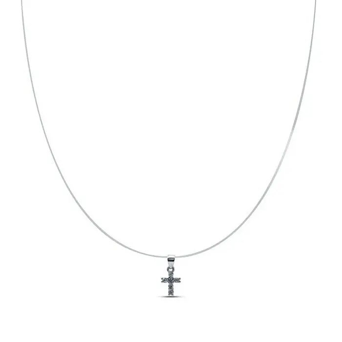 Цепь шнурок из серебра