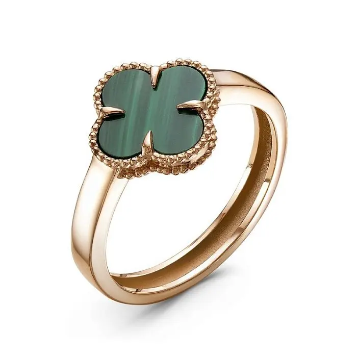 Кольцо декоративное из красного золота