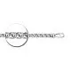 Браслет цепочный из серебра