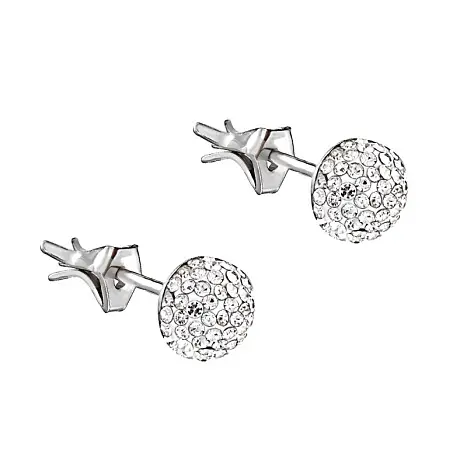 Серьги пуссеты из серебра