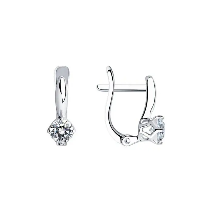 Серьги детские из серебра