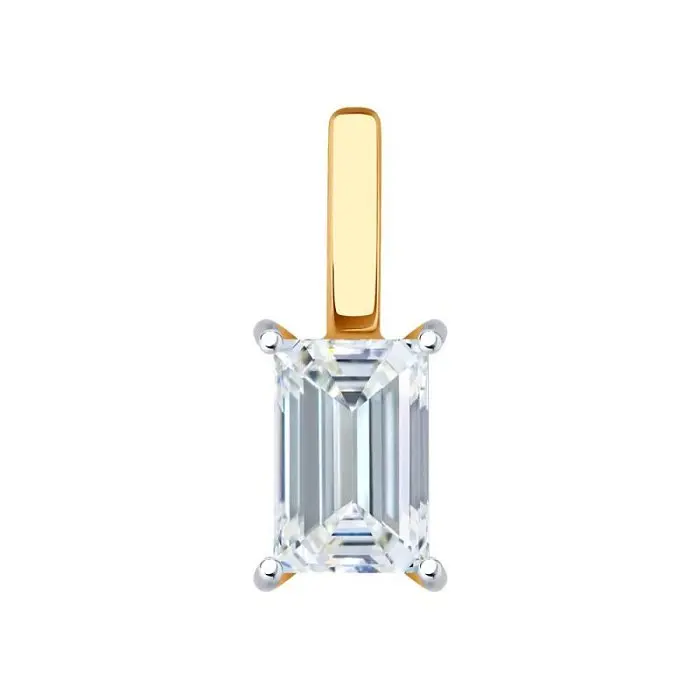 Подвеска бегунок из красного золота