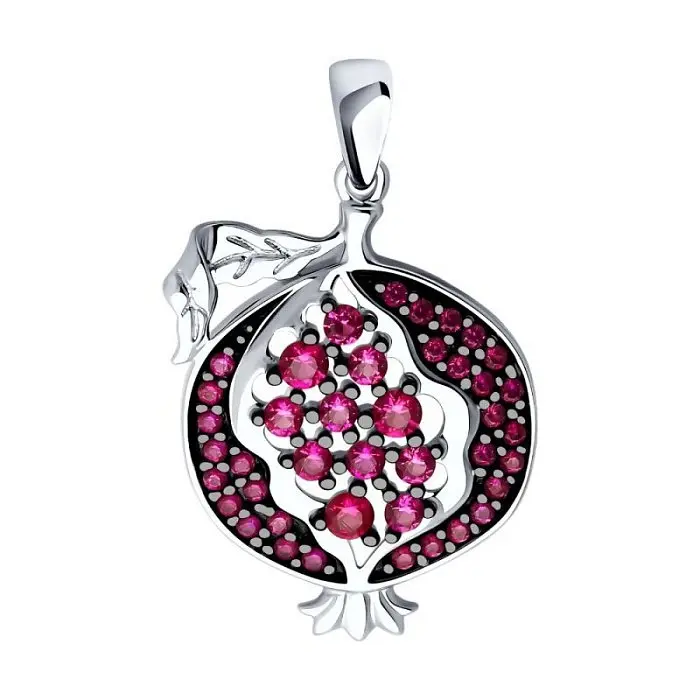 Подвеска декоративная из серебра