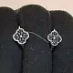 Серьги с английским замком из серебра