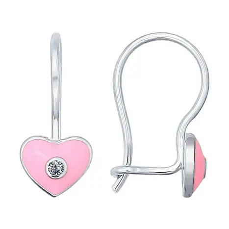 Серьги детские из серебра