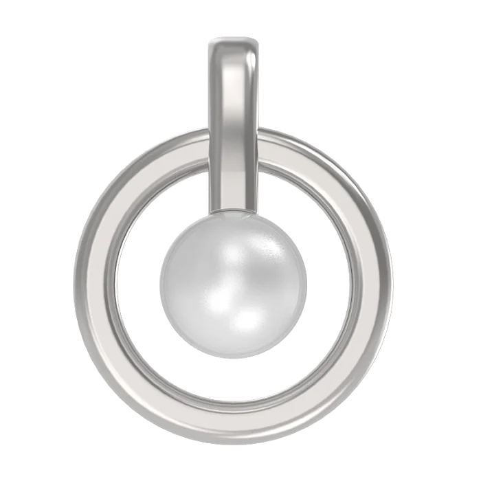 Подвеска бегунок из серебра