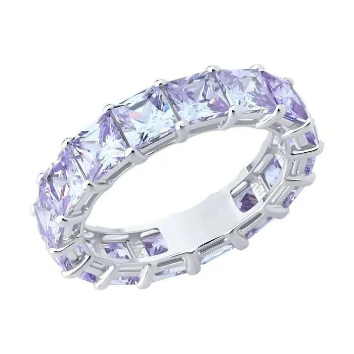 Кольцо декоративное из серебра