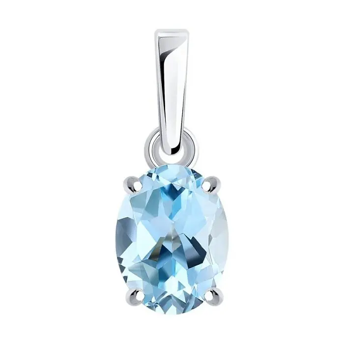 Подвеска декоративная из серебра