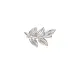 Серьги каффы из серебра