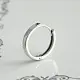 Серьги конго из серебра