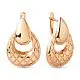 Серьги подвесные из красного золота
