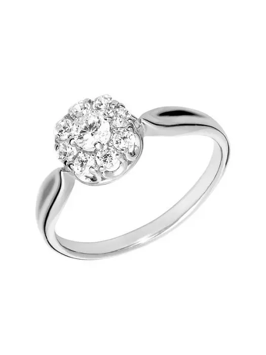 Кольцо декоративное из серебра