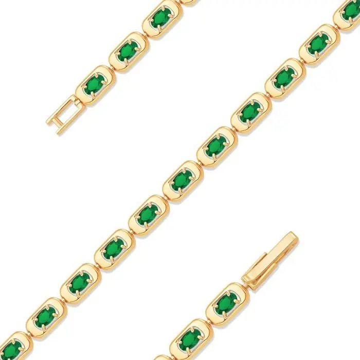 Браслет декоративный из красного золота