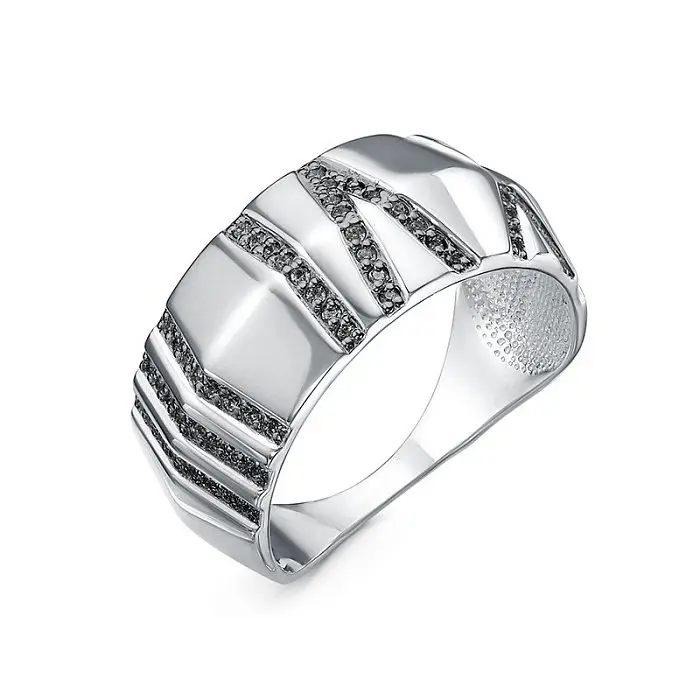 Кольцо декоративное из серебра