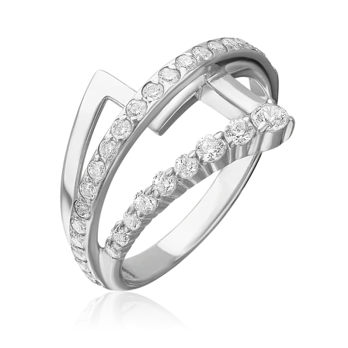 Кольцо декоративное из серебра