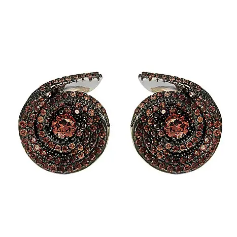 Серьги с английским замком из серебра