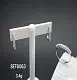 Серьги с английским замком из серебра