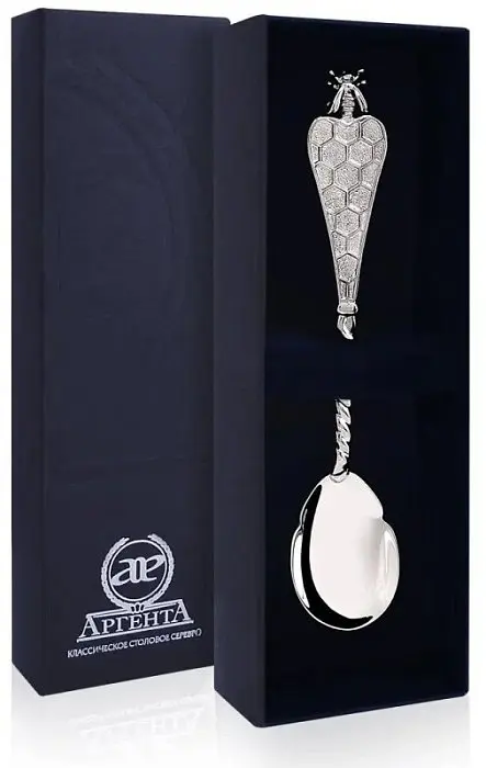 Ложка чайная "Медовая" №1 "Пчелка" 074ЛЖ03801 вид 1