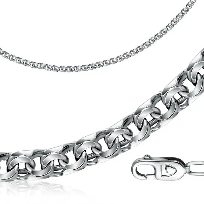 Цепь из серебра вид 1