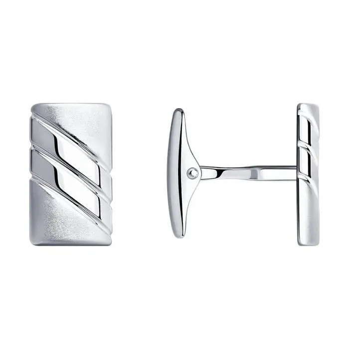 Запонки из серебра