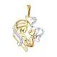 Подвеска декоративная из комбинированного золота