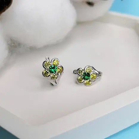 Серьги детские из серебра