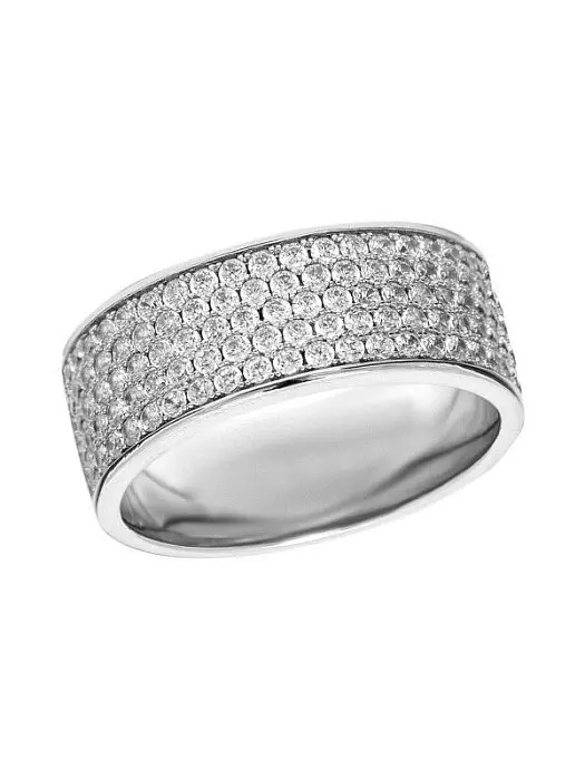 Кольцо декоративное из серебра