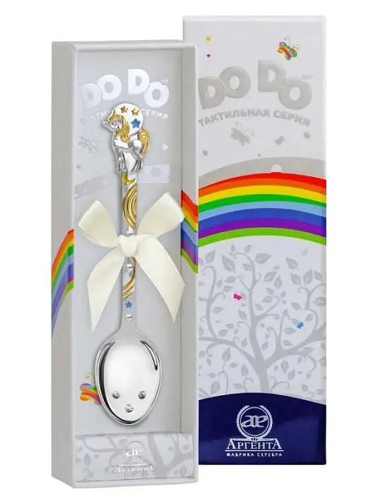 Ложка DODO "Единорог" 1180ЛЖ05808_голубой вид 2