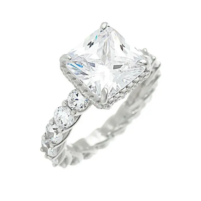 Кольцо декоративное из серебра