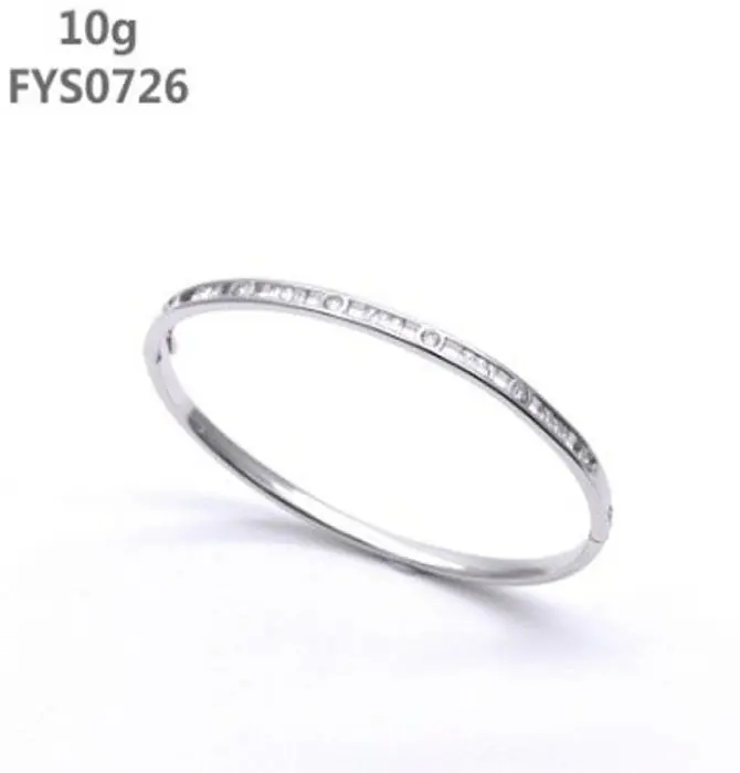 Браслет жесткий из серебра