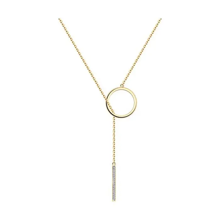 Цепь колье из позолоты