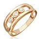 Кольцо декоративное из красного золота