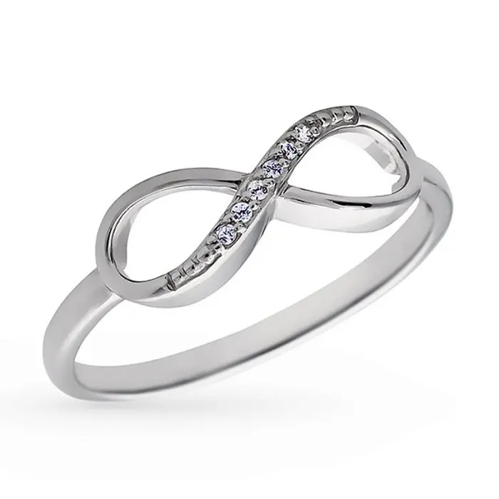 Кольцо декоративное из серебра