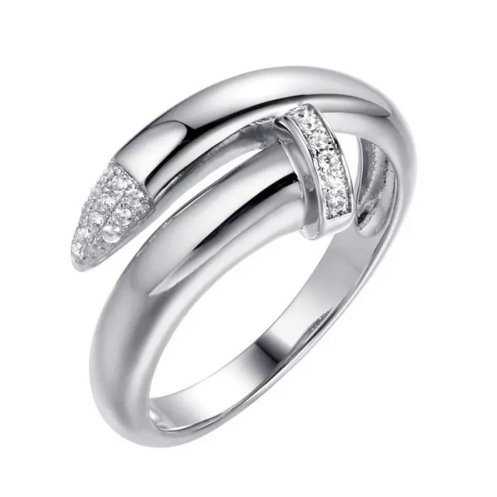 Кольцо декоративное из серебра